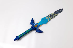 Zelda Tears Of The Kingdom Broken Sword with Light and Voice Activation (Metal)