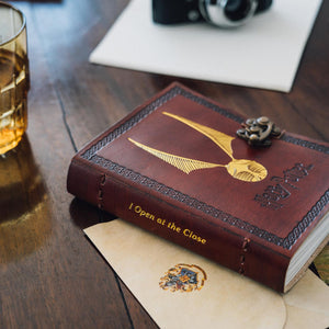Harry Potter - Officially Licensed Golden Snitch Leather Journal