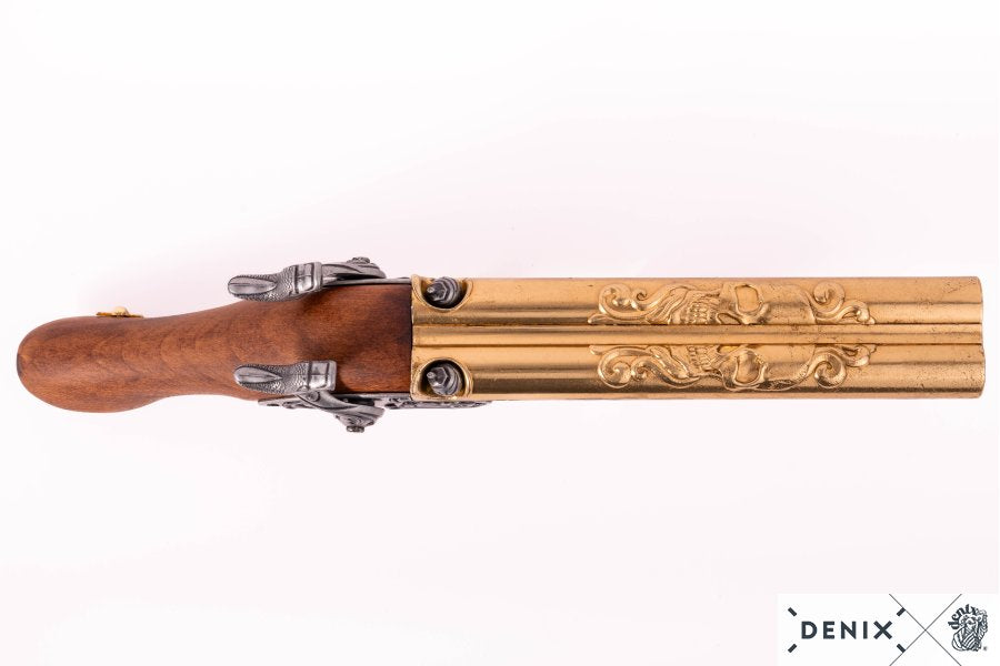 Double Barrel Pirate Percussion Pistol-The Sword Stall