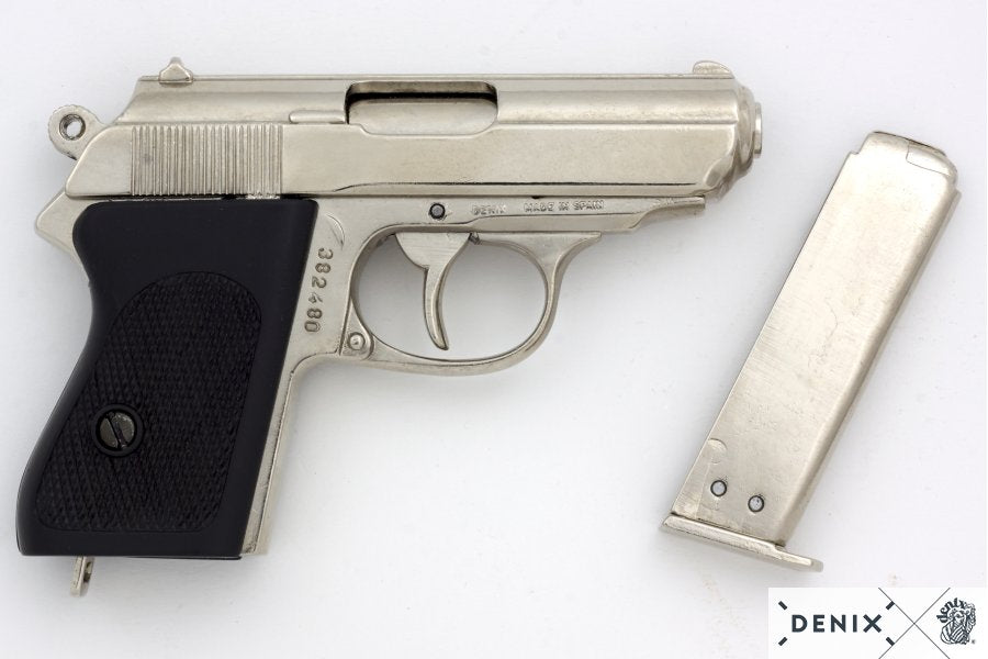 JAMES BOND - Walther PPK in Nickel-The Sword Stall