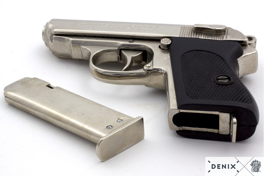 JAMES BOND - Walther PPK in Nickel-The Sword Stall