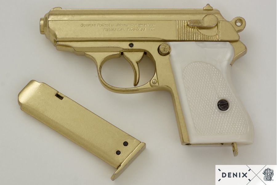 JAMES BOND - Walther PPK in Gold-The Sword Stall