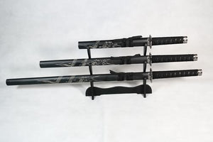 "Ryouma" Triple Set Display Katana (Straight Blade)