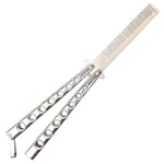 Balisong Trainer - Comb (Silver)-The Sword Stall