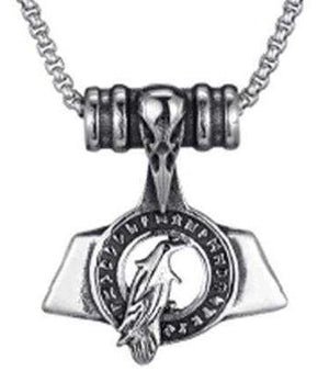 Pendant Mjolnir Raven-The Sword Stall