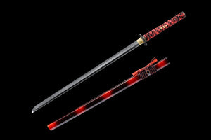 "Ikigai" Hand Forged 1090 HCS Clay Tempered Katana