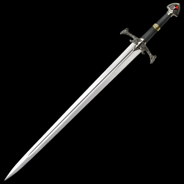House Of The Dragon - Officially Licensed Valyrian Steel Blackfyre Sword of Aegon the Conqueror-The Sword Stall