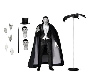 Universal Monsters – Ultimate Dracula (Carfax Abbey) Black & White Action Figure