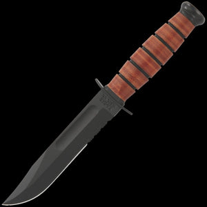 KA-BAR USMC Short Part Serrated Fighting Utility Knife
