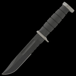 KA-BAR D2 Utility Part Serrated Fixed Blade Knife