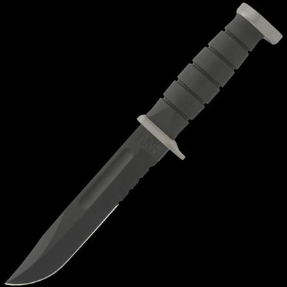 KA-BAR D2 Clip Point Part Serrated Utility Knife