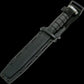 KA-BAR D2 Utility Fixed Blade Knife with Black Coated Blade