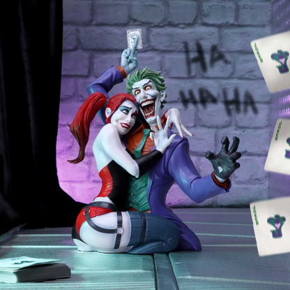 The Joker and Harley Quinn DC Collectible Bust