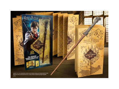 Harry Potter - Official Harry Wand and Marauders Map Gift Pack