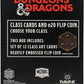 Dungeons & Dragons – Official Class Cards & D20 Flip Coin Set