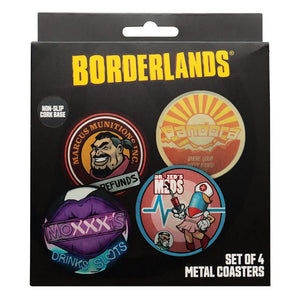 Borderlands – Official Set of 4 Printed Drinks Coasters