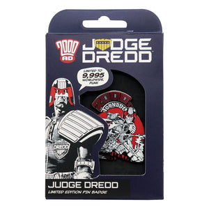 2000 AD – Official Judge Dredd "You're Next, Punk!" Pin Badge