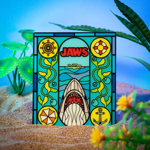 Jaws – Official Stained Glass-Style Metal Ingot