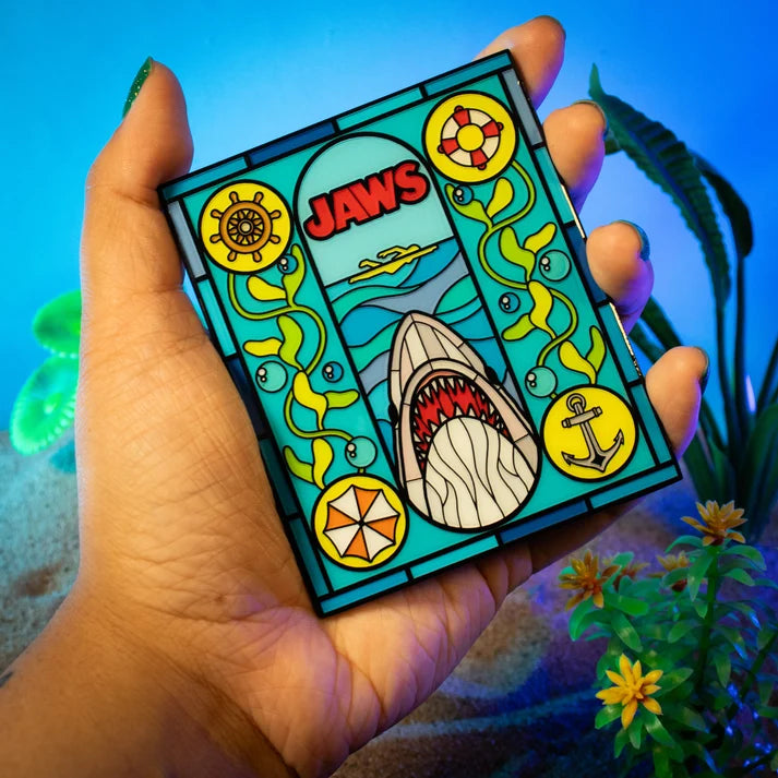 Jaws – Official Stained Glass-Style Metal Ingot