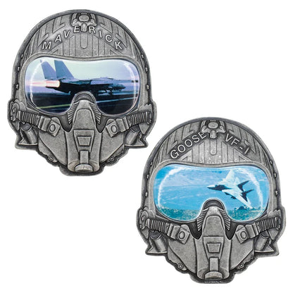 Top Gun – Official Maverick & Goose Limited-Edition Helmet Medallion