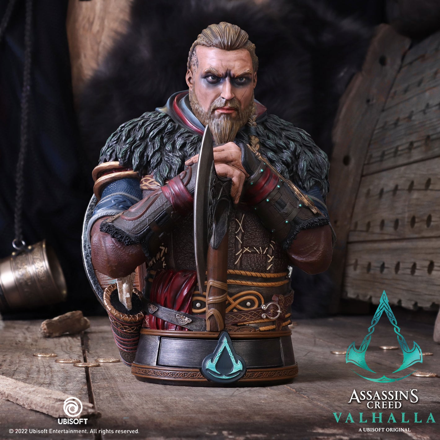 Assassin's Creed Valhalla – Official Eivor Bust (Full Color)