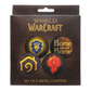 World of Warcraft - Set of Four Printed Metal Coasters