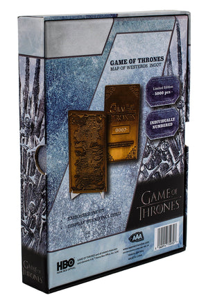 Game of Thrones: Map of Westeros Ingot