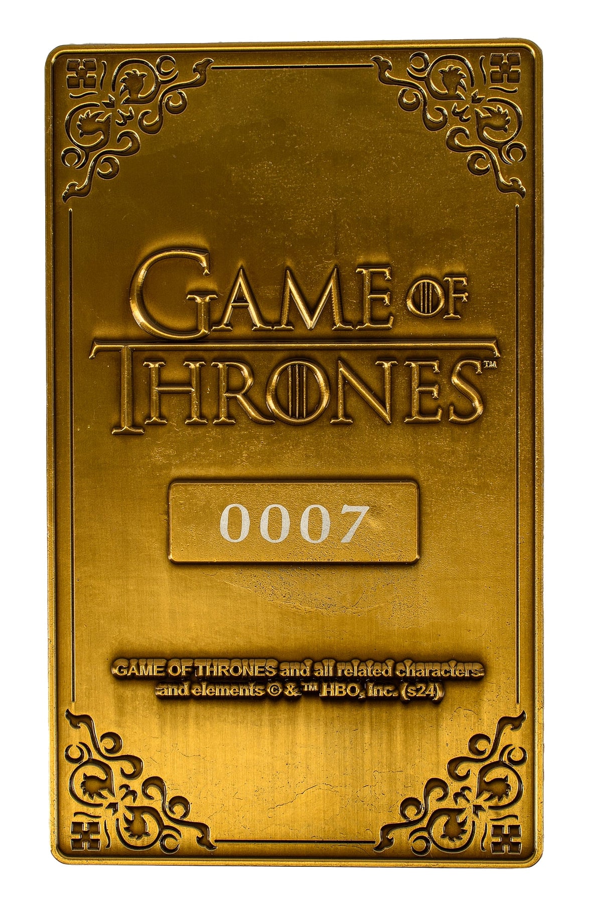 Game of Thrones: Map of Westeros Ingot