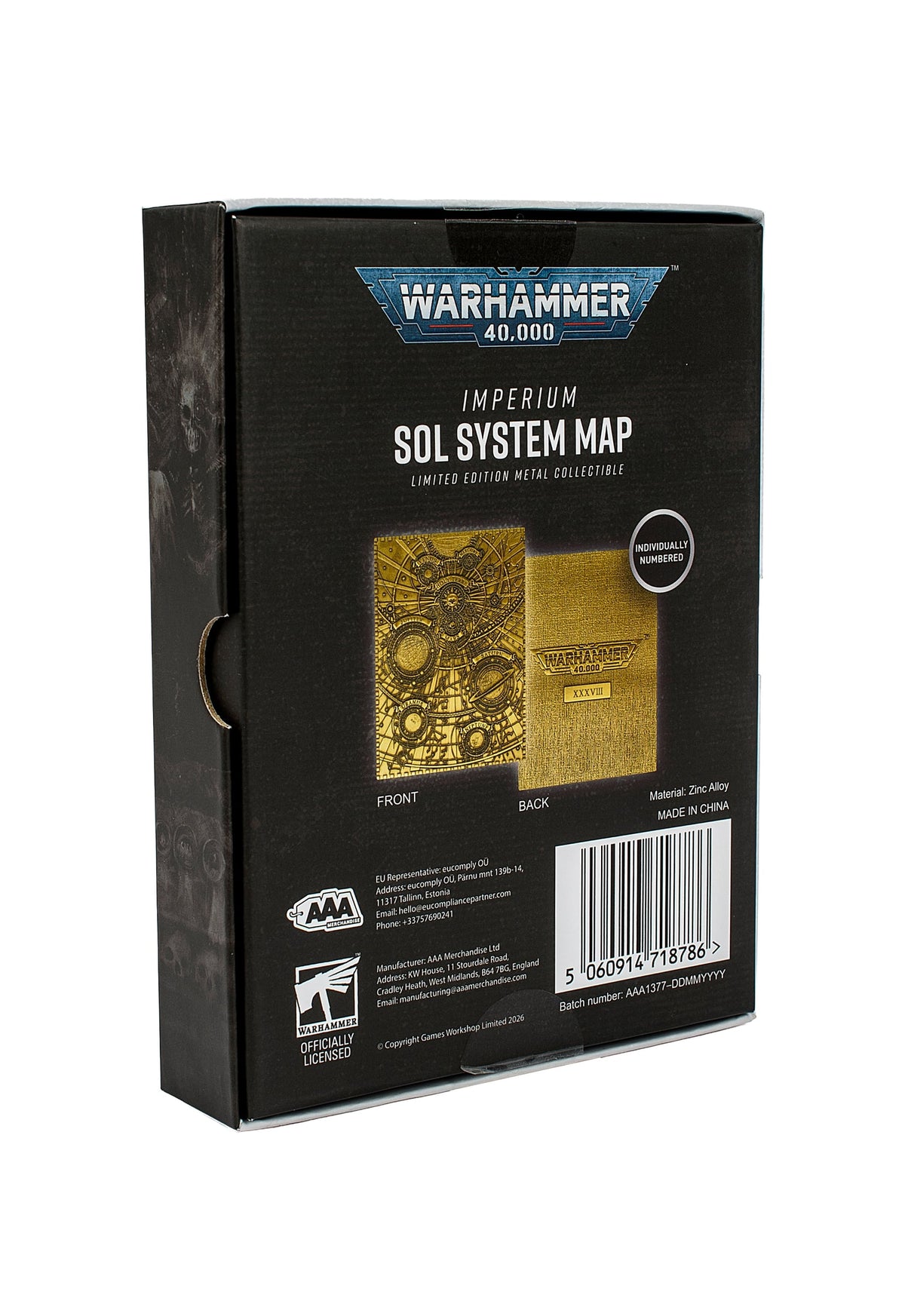 Warhammer 40,000: Sol System Metal Map