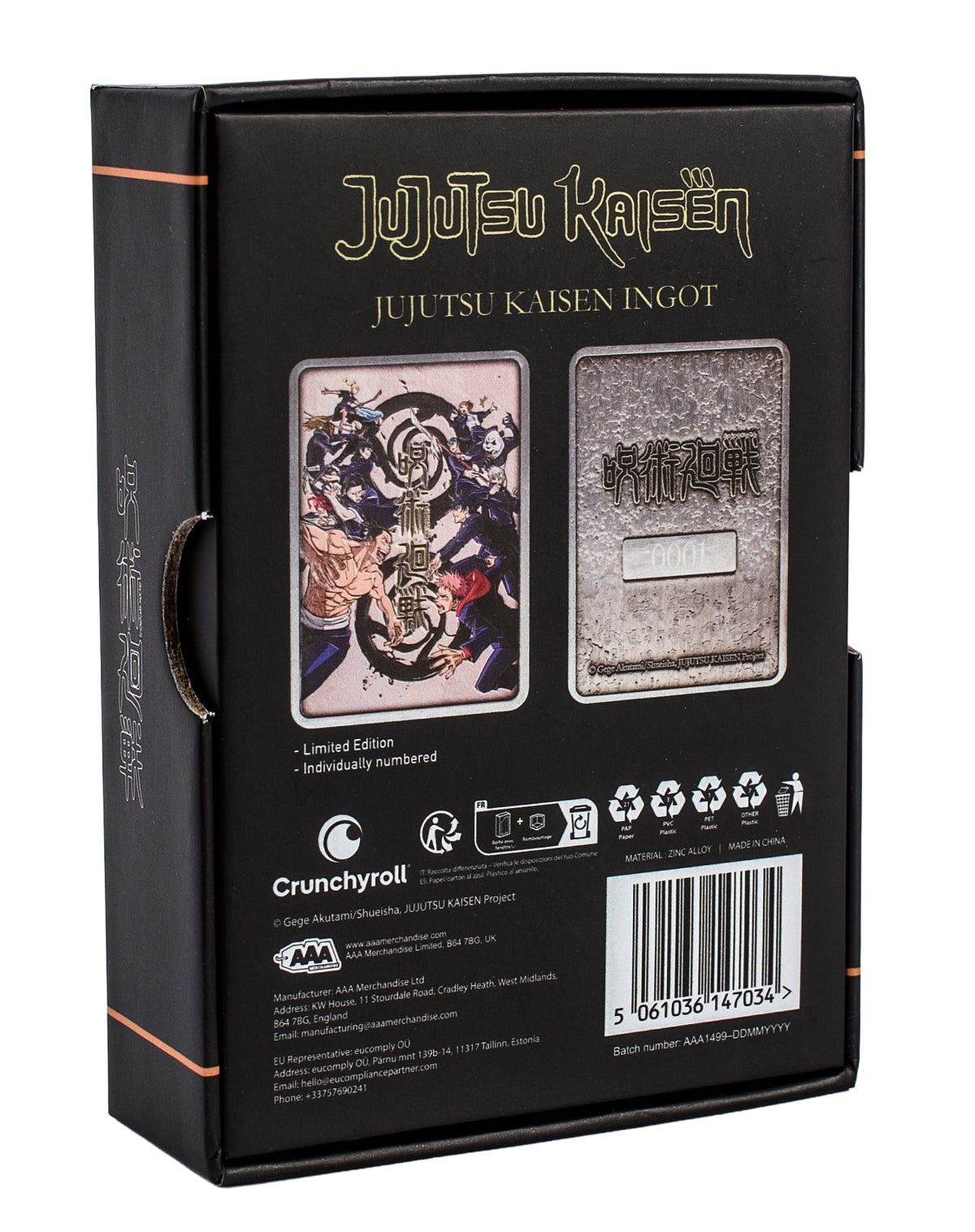 Jujutsu Kaisen: Collectible Ingot