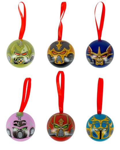 Warhammer 40,000: Chaos Legions Novelty Helmet Baubles - (6pk)