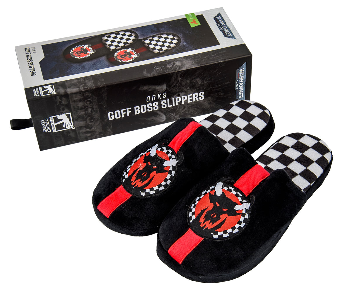 Warhammer 40,000: Orks Goff Boss Slippers (Size UK 10-12)