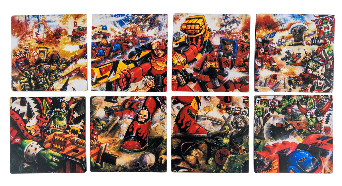 Warhammer 40,000: Blood Angels Armageddon Coaster Set