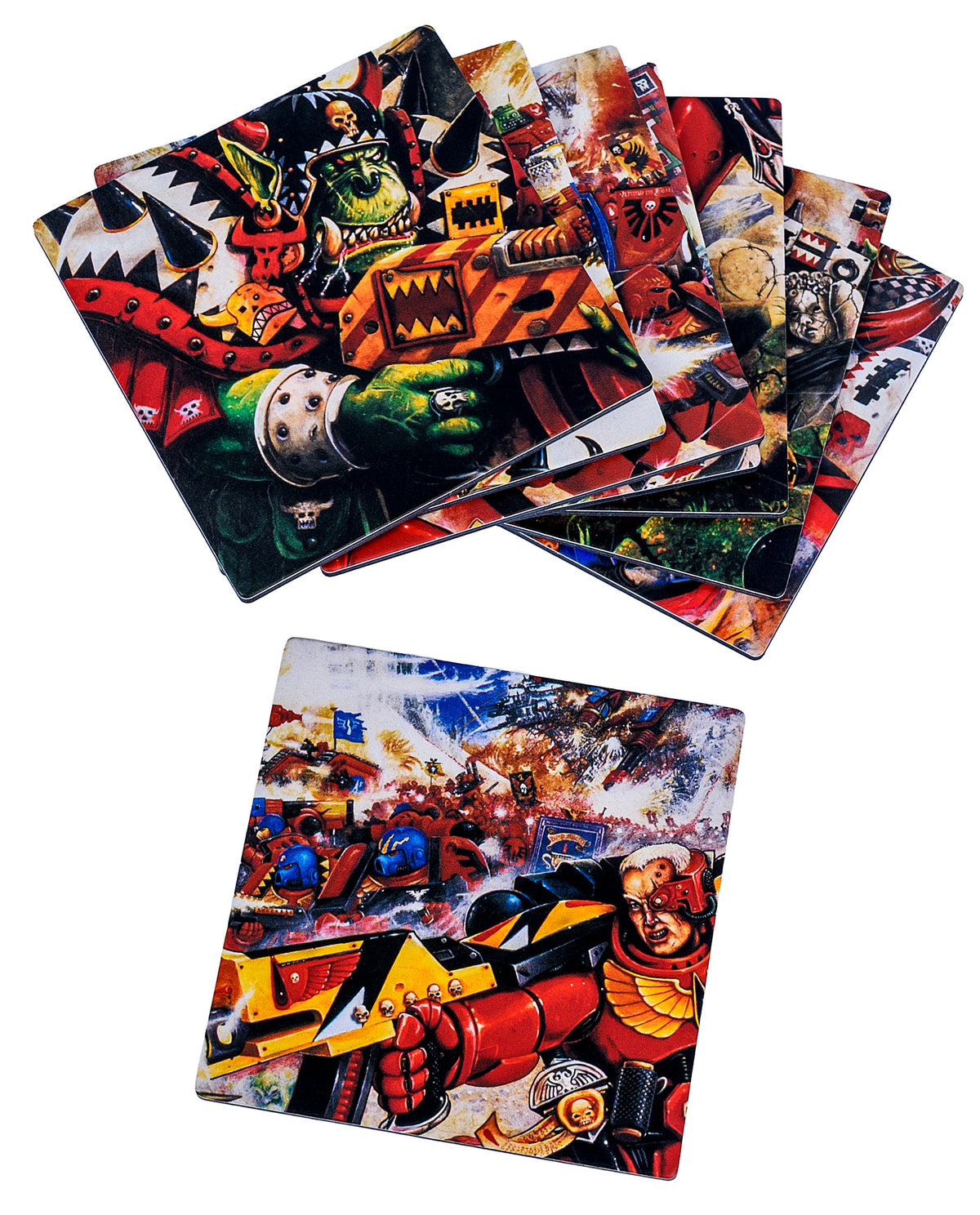 Warhammer 40,000: Blood Angels Armageddon Coaster Set