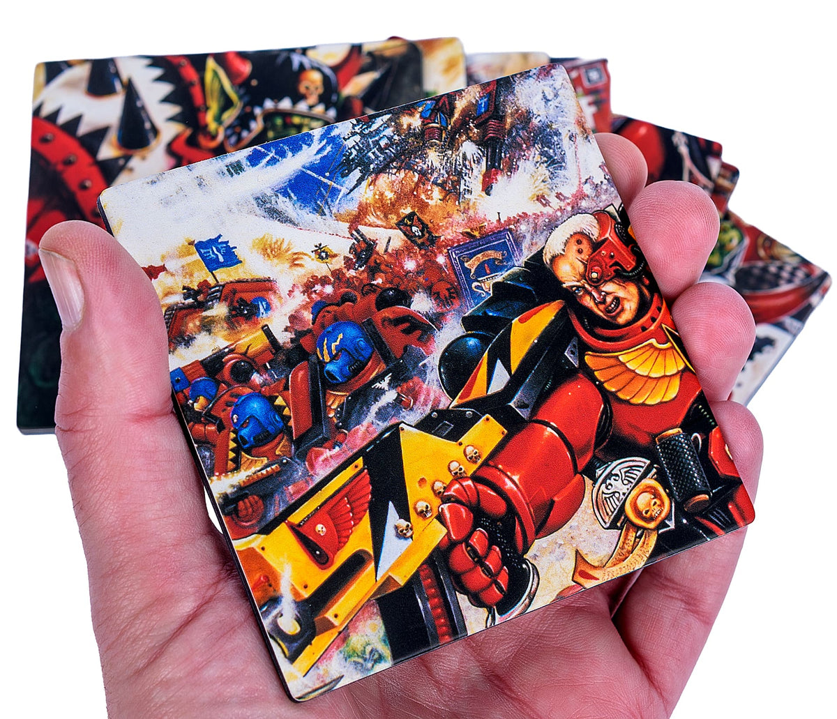 Warhammer 40,000: Blood Angels Armageddon Coaster Set