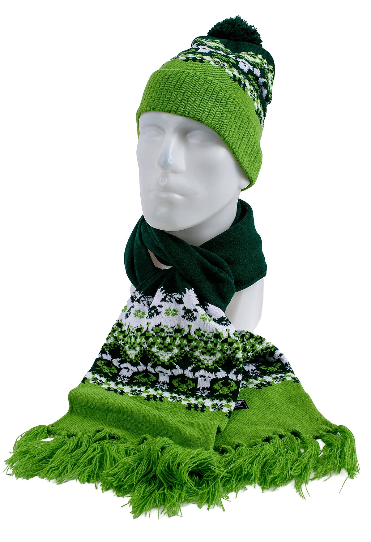 Warhammer 40,000: Orks Knitted Hat & Scarf Set