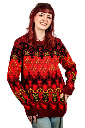 Warhammer 40,000: Blood Angels Pattern Christmas Jumper