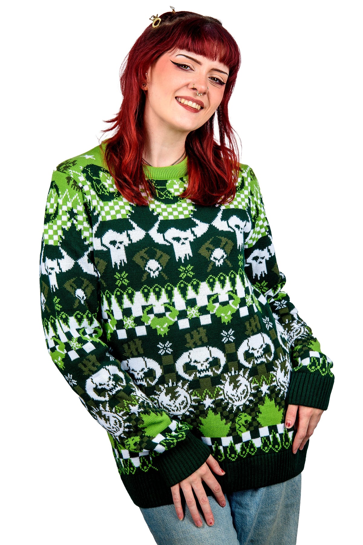 Warhammer 40,000: Orks Pattern Christmas Jumper