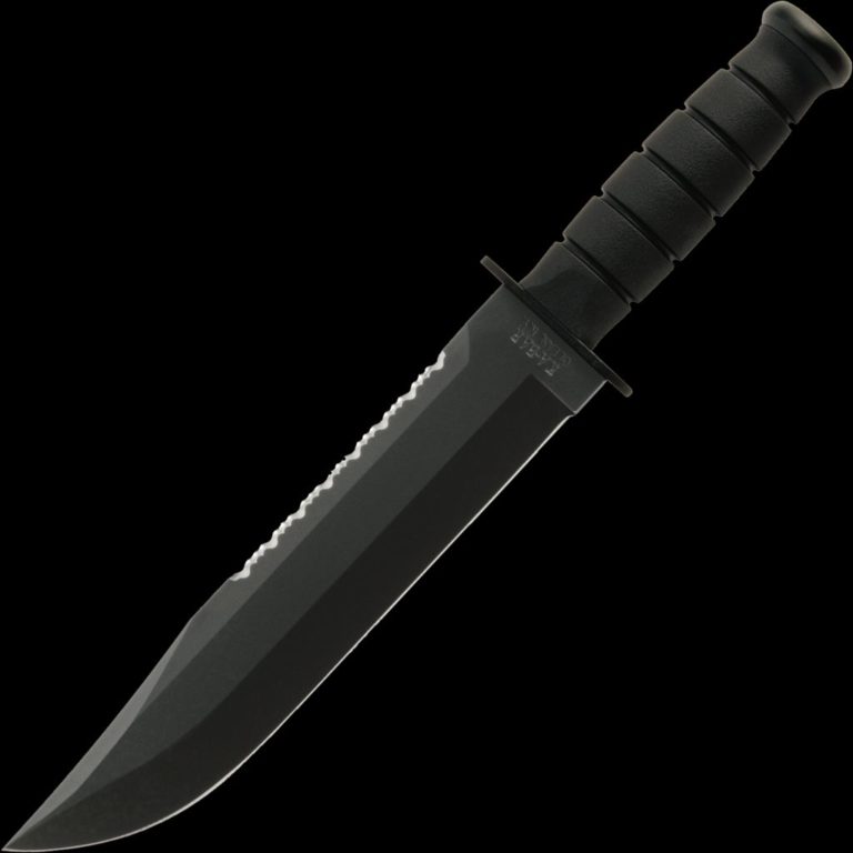 KA-BAR Big Brother Part Serrated Survival Knife