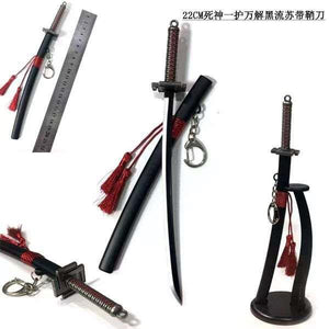 Bleach Ichigo Kurosaki Zangetsu Mini Sword Keyring (22cm)