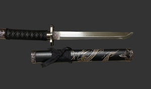 Black Dragon Display (Straight) Katana Triple Set