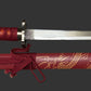 Red Dragon Display (Straight) Katana Triple Set