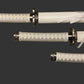 White Dragon Display (Straight) Katana Triple Set