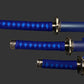 Blue Dragon Display (Straight) Katana Triple Set