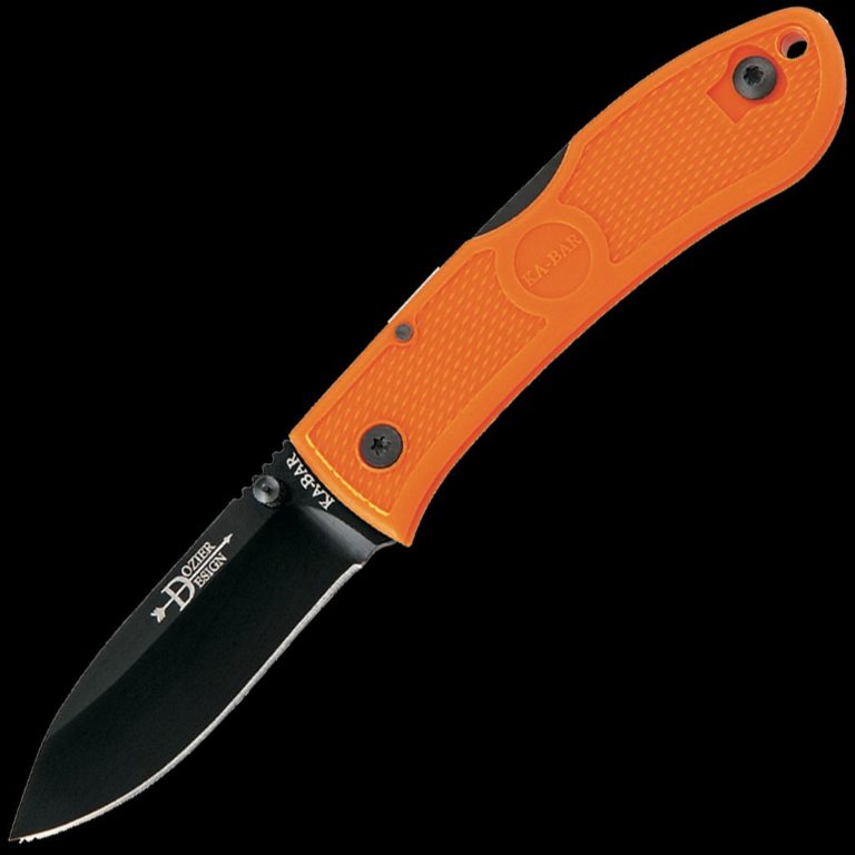 KA-BAR Dozier Blaze Orange Folding Knife