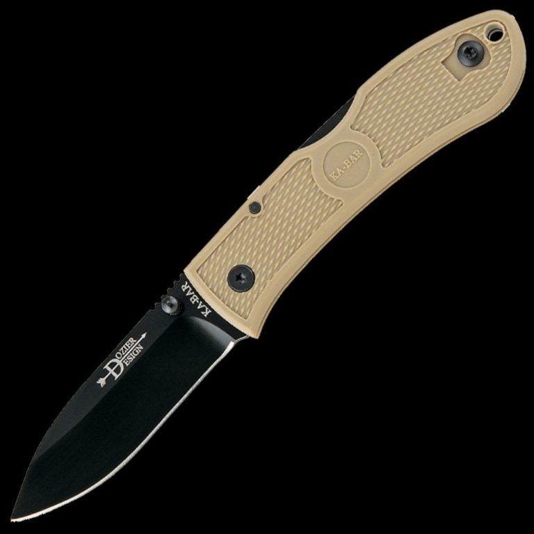 KA-BAR Dozier Coyote Brown Folding Knife