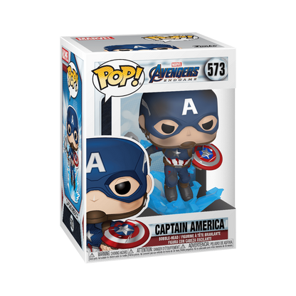 Avengers: Endgame – Captain America with Broken Shield & Mjölnir Pop! Vinyl Figure