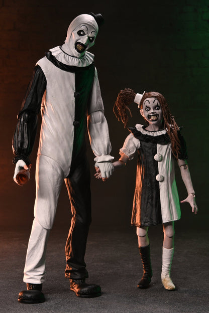Terrifier 2 – Ultimate Art the Clown & Little Pale Girl 2-Pack