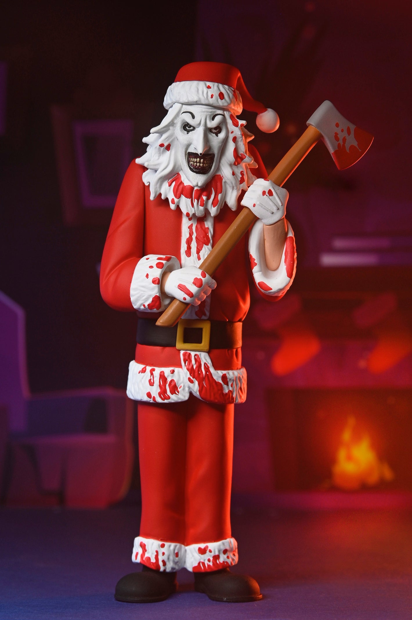Terrifier 3 – Toony Terrors Santa Art the Clown (Bloody Version)