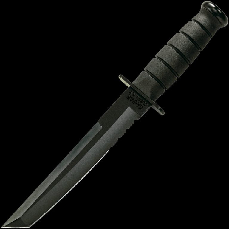 KA-BAR Utility Part Serrated Fixed Blade Knife